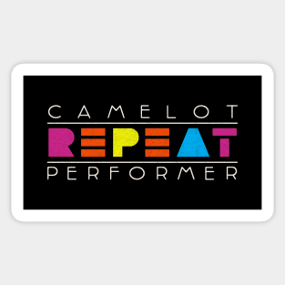 Camelot Music Repeat Performer Vintage Style Sticker